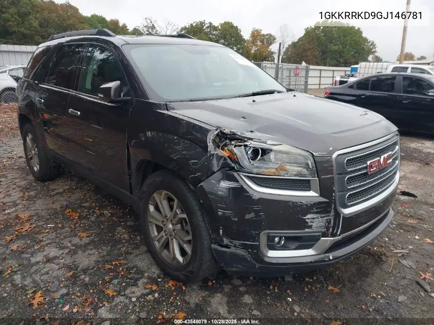 1GKKRRKD9GJ146781 2016 GMC Acadia Slt-1