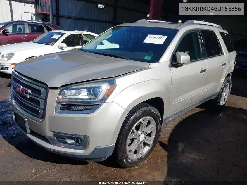 1GKKRRKD4GJ155856 2016 GMC Acadia Slt-1