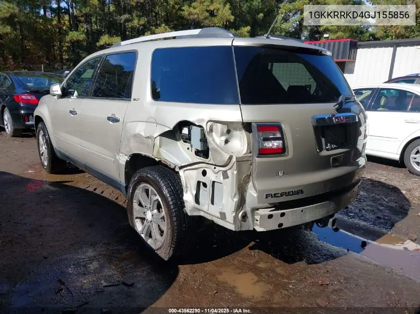 1GKKRRKD4GJ155856 2016 GMC Acadia Slt-1