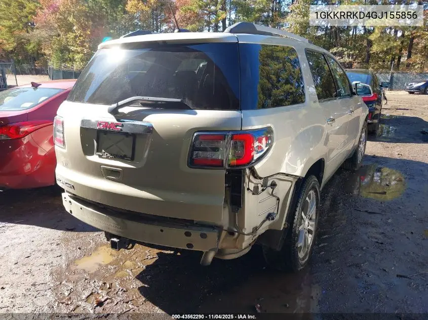 1GKKRRKD4GJ155856 2016 GMC Acadia Slt-1
