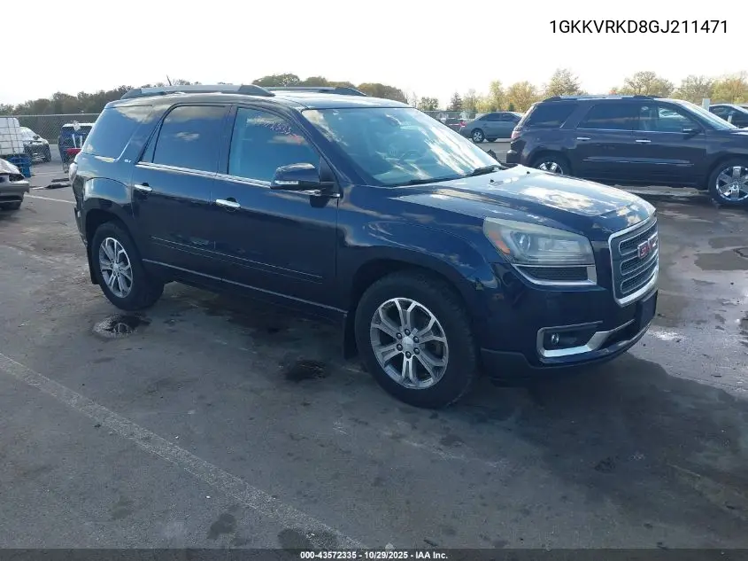1GKKVRKD8GJ211471 2016 GMC Acadia Slt-1
