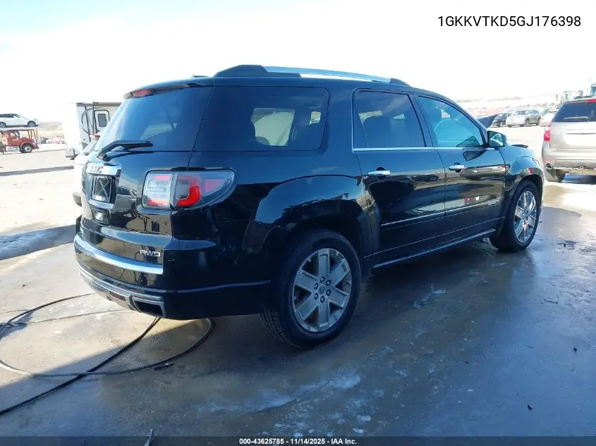 1GKKVTKD5GJ176398 2016 GMC Acadia Denali