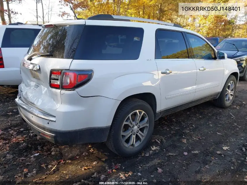 1GKKRRKD5GJ148401 2016 GMC Acadia Slt-1