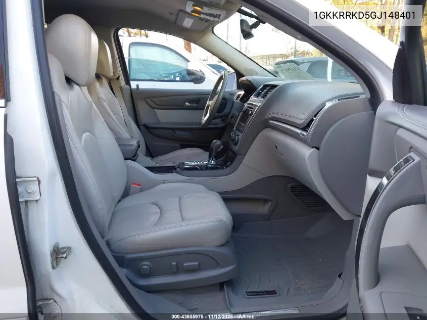 1GKKRRKD5GJ148401 2016 GMC Acadia Slt-1