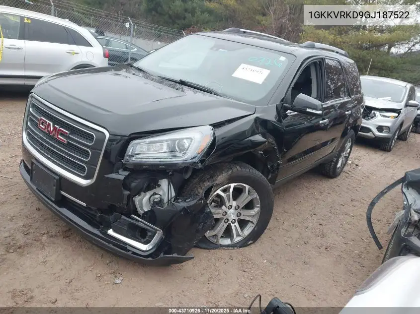 1GKKVRKD9GJ187522 2016 GMC Acadia Slt-1