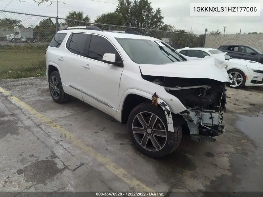 1GKKNXLS1HZ177006 2017 GMC Acadia Denali