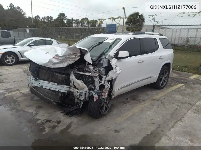 1GKKNXLS1HZ177006 2017 GMC Acadia Denali