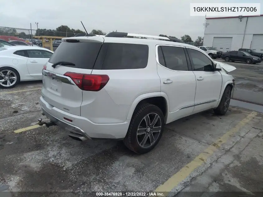 1GKKNXLS1HZ177006 2017 GMC Acadia Denali