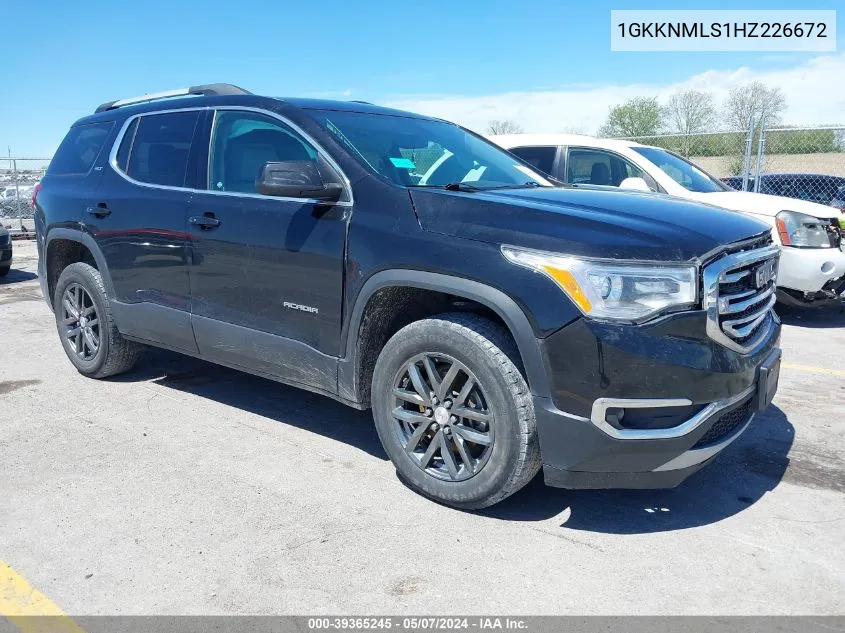 1GKKNMLS1HZ226672 2017 GMC Acadia Slt-1