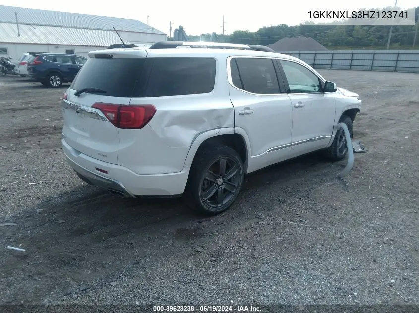 1GKKNXLS3HZ123741 2017 GMC Acadia Denali