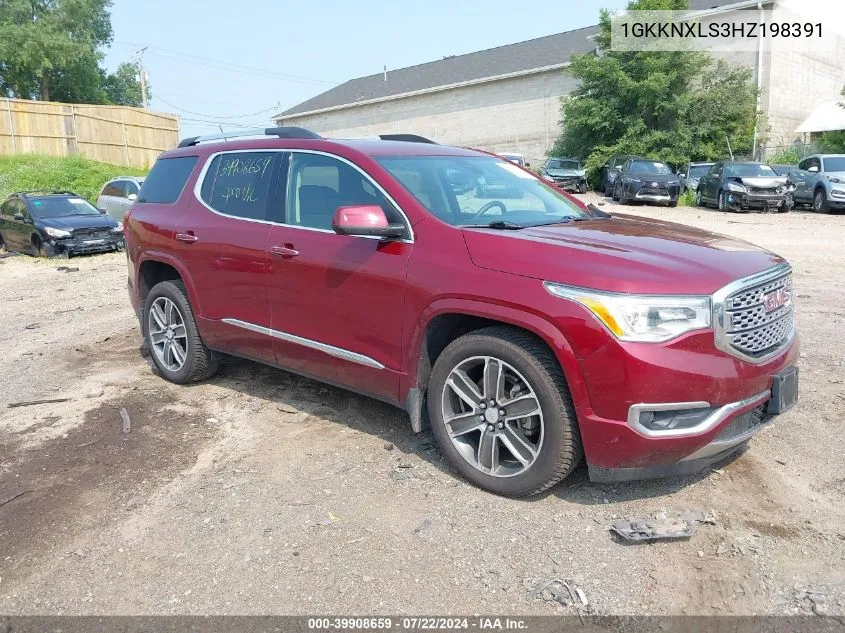 1GKKNXLS3HZ198391 2017 GMC Acadia Denali