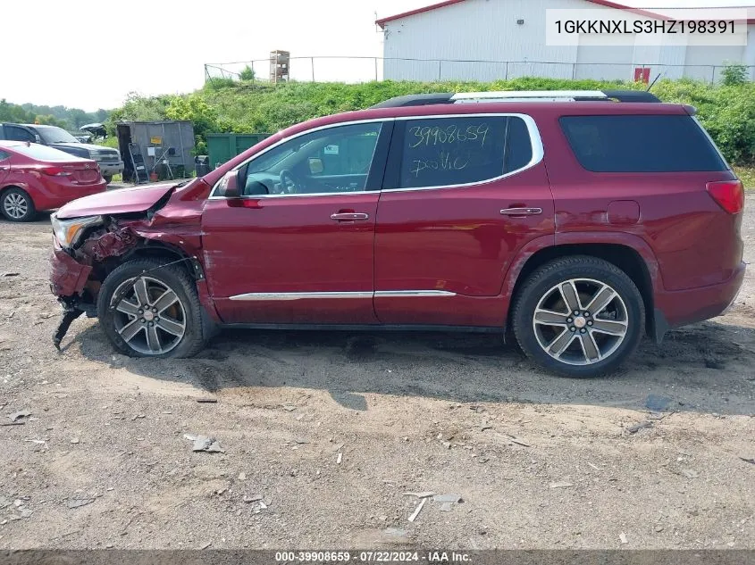 1GKKNXLS3HZ198391 2017 GMC Acadia Denali