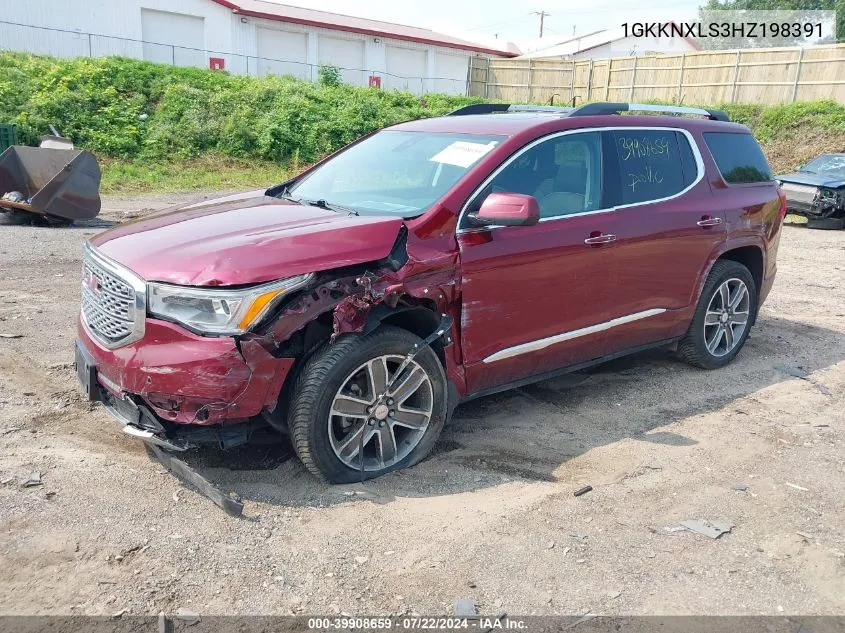 1GKKNXLS3HZ198391 2017 GMC Acadia Denali