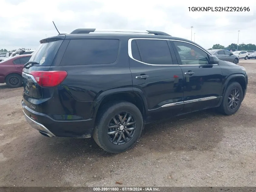 1GKKNPLS2HZ292696 2017 GMC Acadia Denali