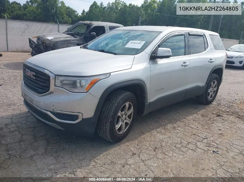 1GKKNRLA2HZ264805 2017 GMC Acadia Sle-1