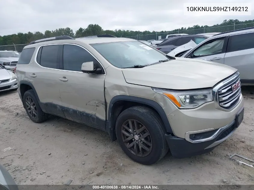 1GKKNULS9HZ149212 2017 GMC Acadia Slt-1