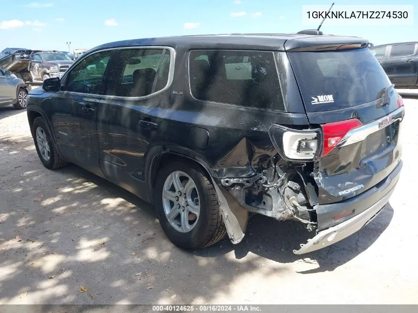 1GKKNKLA7HZ274530 2017 GMC Acadia Sle-1