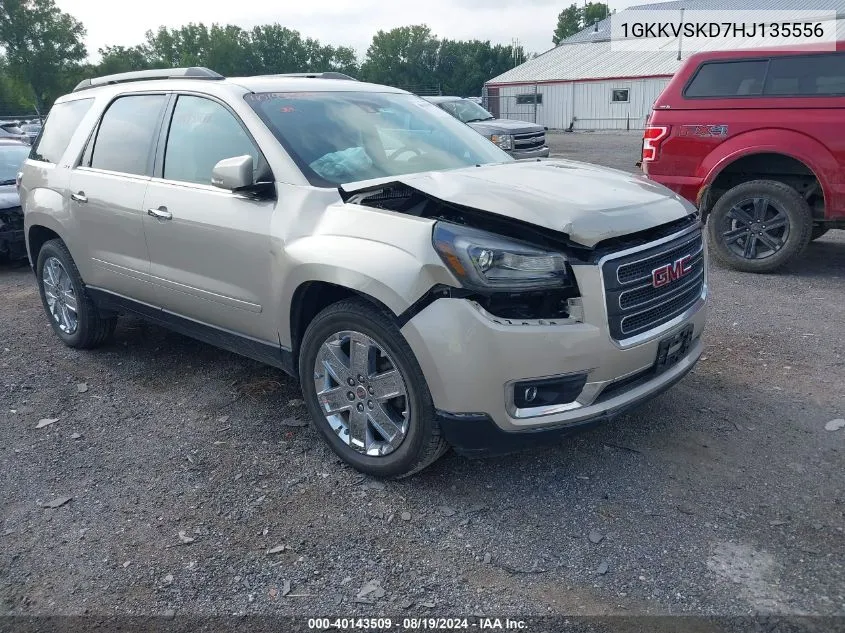 1GKKVSKD7HJ135556 2017 GMC Acadia Limited