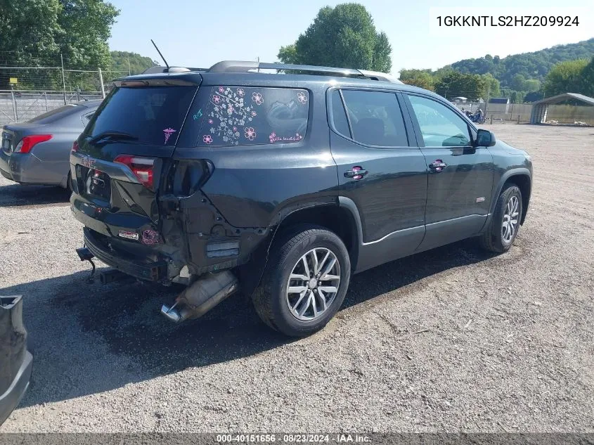 1GKKNTLS2HZ209924 2017 GMC Acadia Sle-2