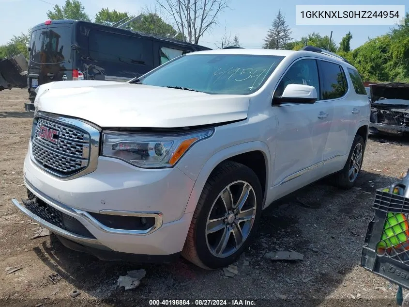 1GKKNXLS0HZ244954 2017 GMC Acadia Denali