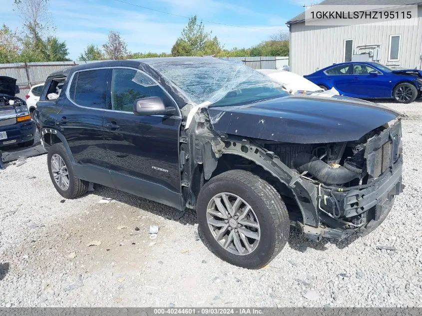 1GKKNLLS7HZ195115 2017 GMC Acadia Sle-2