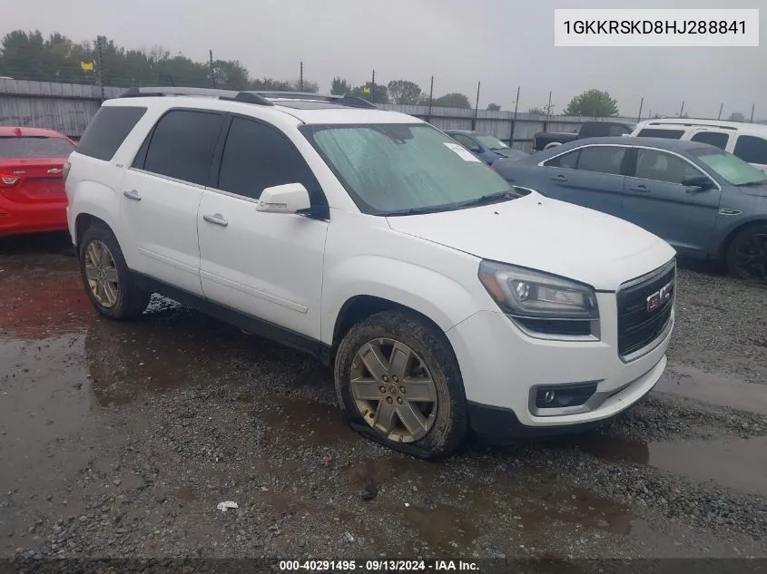 1GKKRSKD8HJ288841 2017 GMC Acadia Limited Slt-2