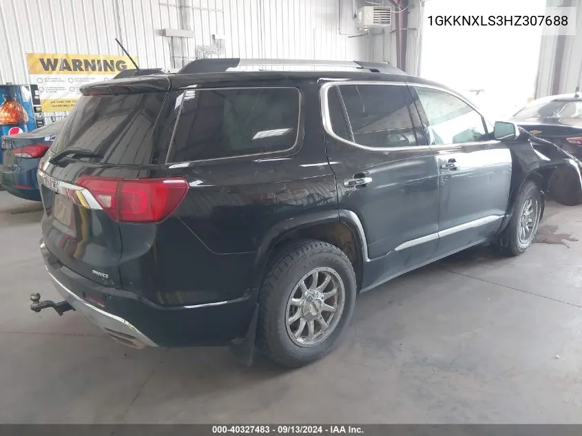 1GKKNXLS3HZ307688 2017 GMC Acadia Denali