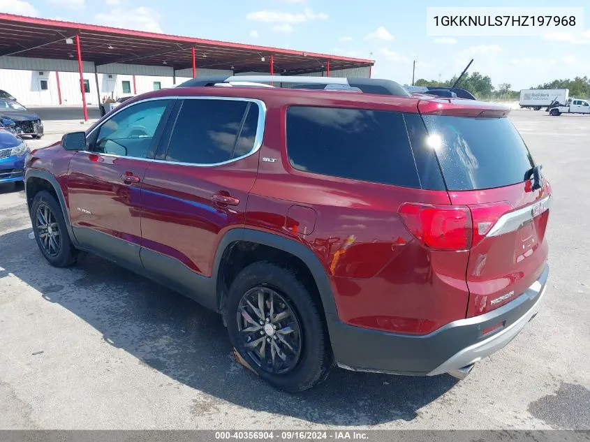 1GKKNULS7HZ197968 2017 GMC Acadia Slt-1