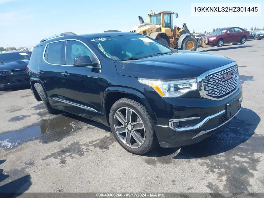 1GKKNXLS2HZ301445 2017 GMC Acadia Denali