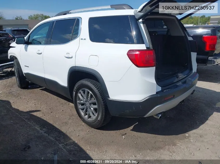 1GKKNLLS7HZ250937 2017 GMC Acadia Sle-2