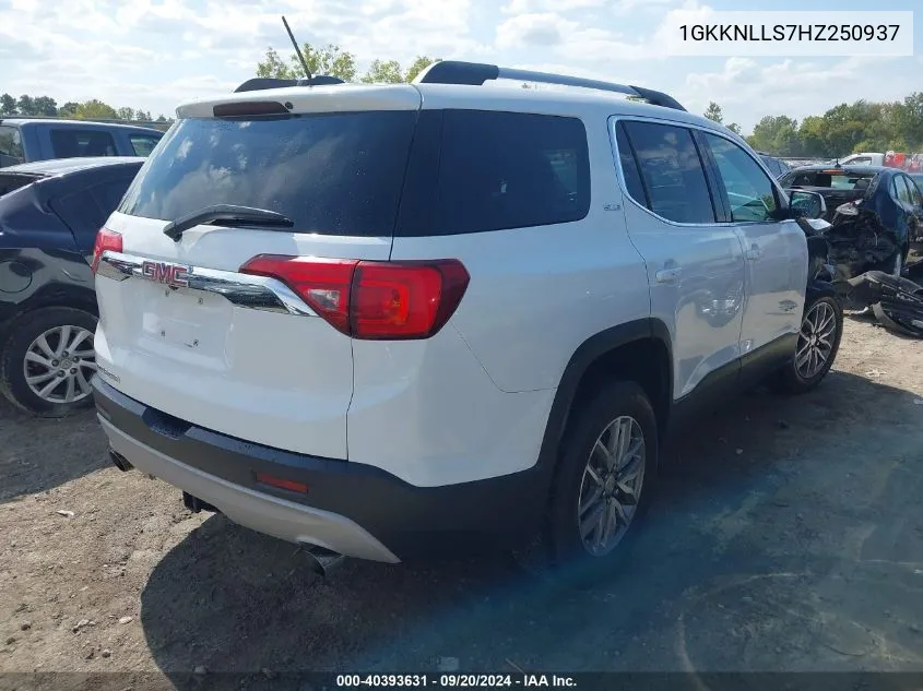 1GKKNLLS7HZ250937 2017 GMC Acadia Sle-2