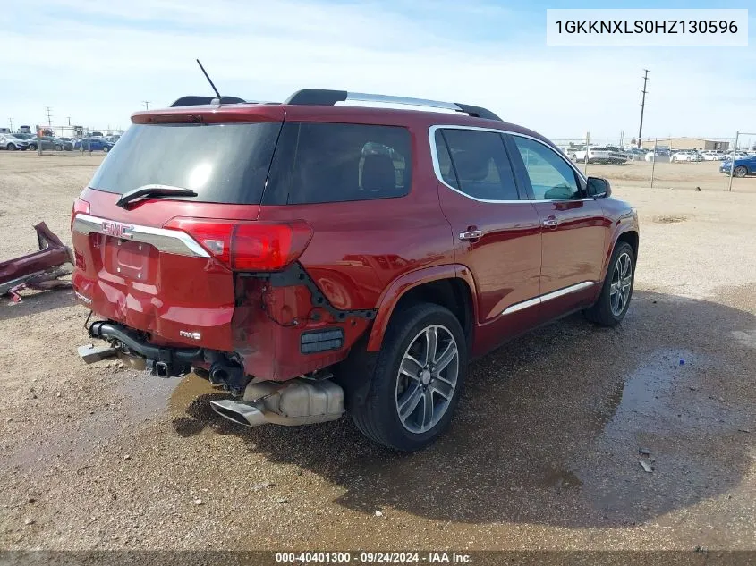 1GKKNXLS0HZ130596 2017 GMC Acadia Denali