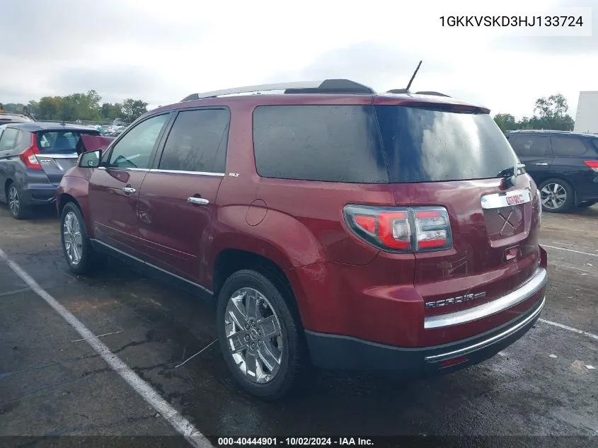 1GKKVSKD3HJ133724 2017 GMC Acadia Limited