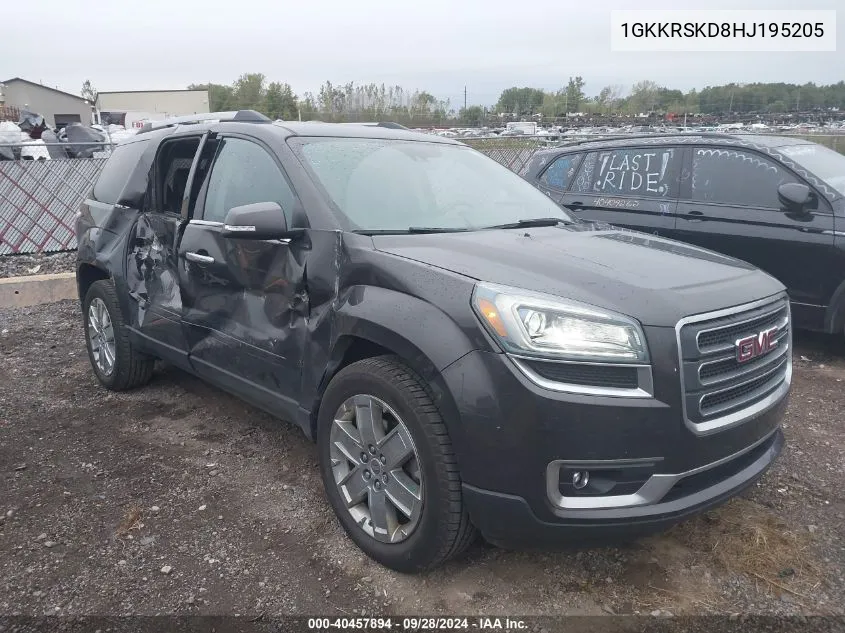 1GKKRSKD8HJ195205 2017 GMC Acadia Limited Slt-2