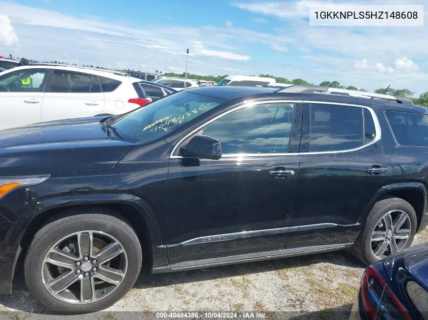 1GKKNPLS5HZ148608 2017 GMC Acadia Denali