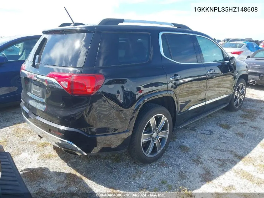 1GKKNPLS5HZ148608 2017 GMC Acadia Denali