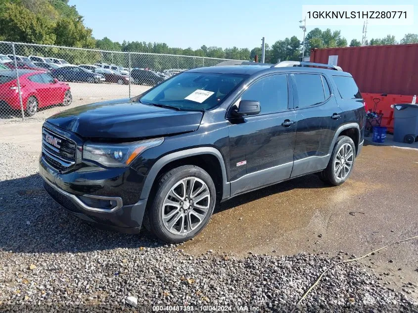 1GKKNVLS1HZ280771 2017 GMC Acadia Slt-1