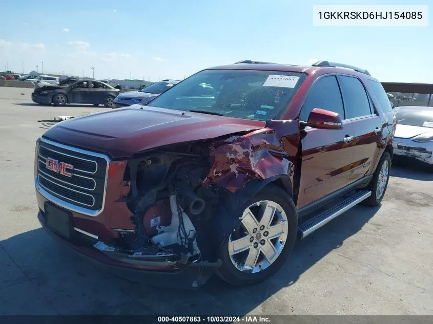 1GKKRSKD6HJ154085 2017 GMC Acadia Limited