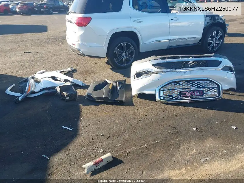 1GKKNXLS6HZ250077 2017 GMC Acadia Denali