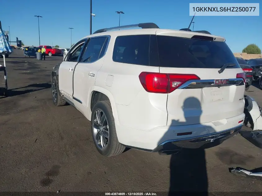 1GKKNXLS6HZ250077 2017 GMC Acadia Denali