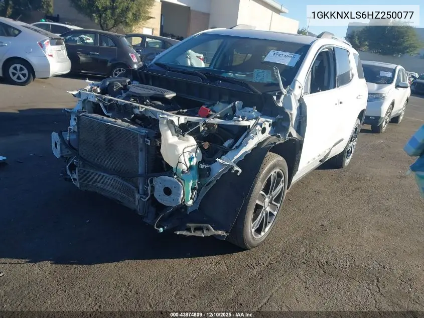 1GKKNXLS6HZ250077 2017 GMC Acadia Denali