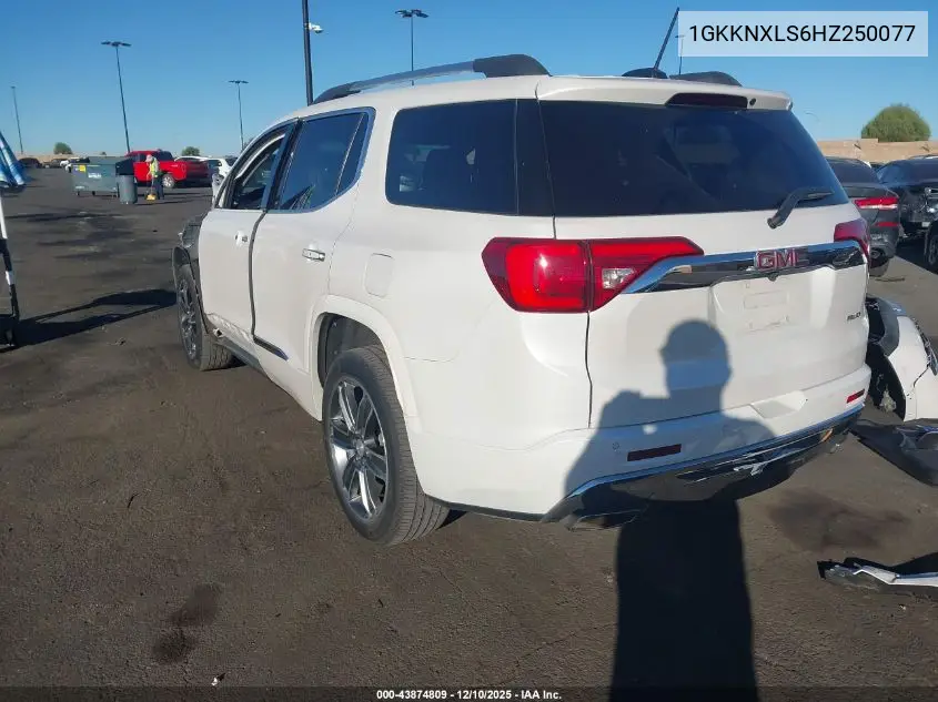 1GKKNXLS6HZ250077 2017 GMC Acadia Denali