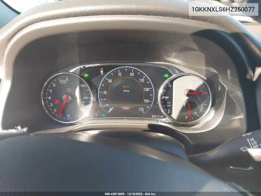 1GKKNXLS6HZ250077 2017 GMC Acadia Denali