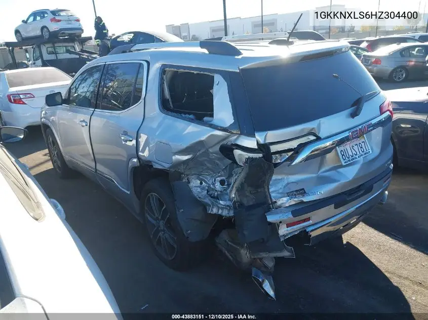 1GKKNXLS6HZ304400 2017 GMC Acadia Denali