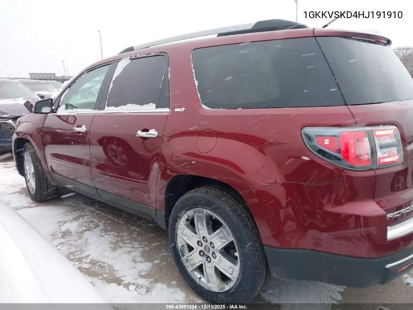 1GKKVSKD4HJ191910 2017 GMC Acadia Limited