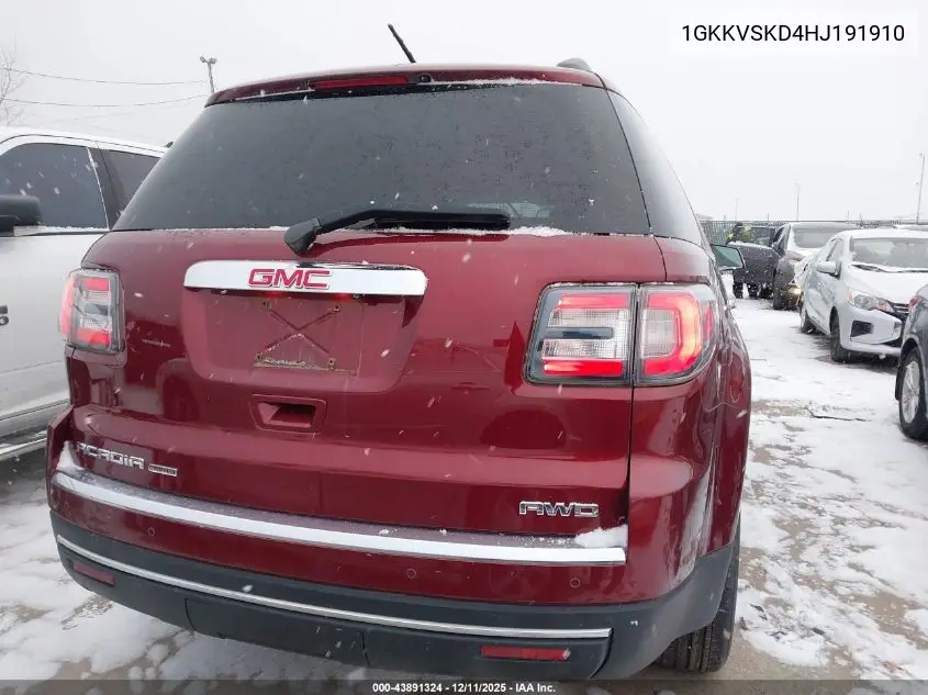 1GKKVSKD4HJ191910 2017 GMC Acadia Limited
