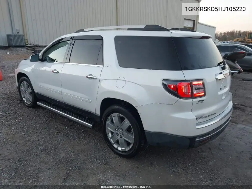1GKKRSKD5HJ105220 2017 GMC Acadia Limited