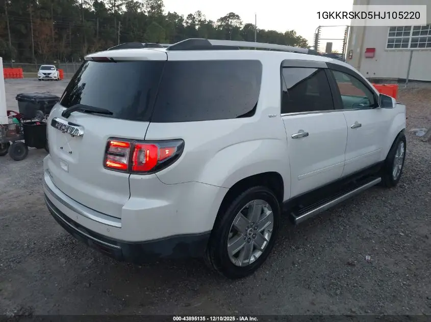 1GKKRSKD5HJ105220 2017 GMC Acadia Limited