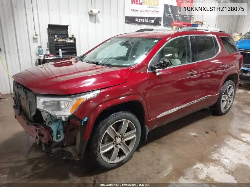 1GKKNXLS1HZ138075 2017 GMC Acadia Denali