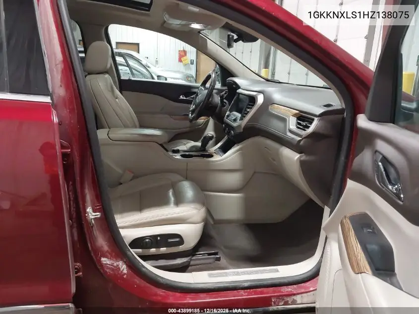 1GKKNXLS1HZ138075 2017 GMC Acadia Denali